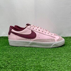 Nike Blazer Low '77 GS Size 6.5Y Women's 8 Pink Foam Dark Beetroot DA4074-600